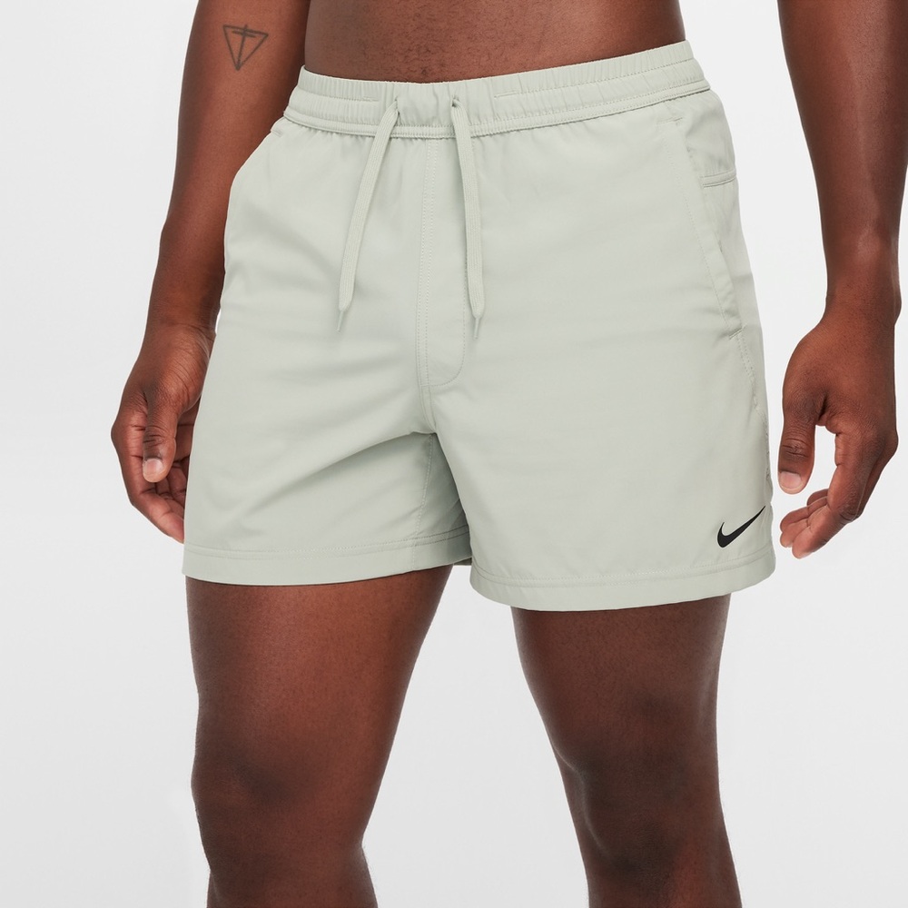 Nike Men's Form Olive Green Training Dri-FIT Shorts